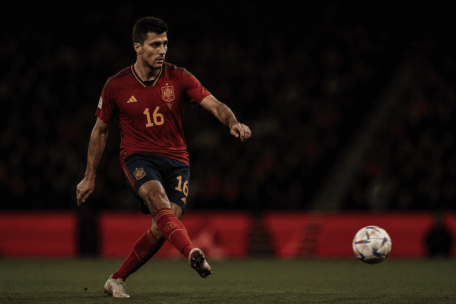 Rodri plays the simple sideways pass — the eight yards that decided the semifinal
