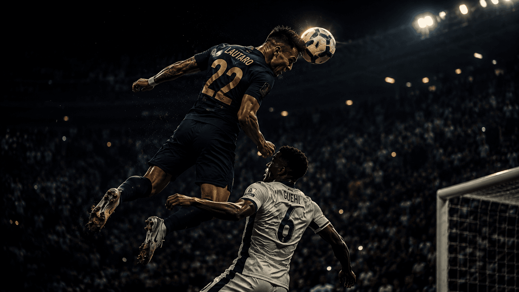 Lautaro rises above Guehi — the winning header, the rehearsed reflex, the dream he swore he had