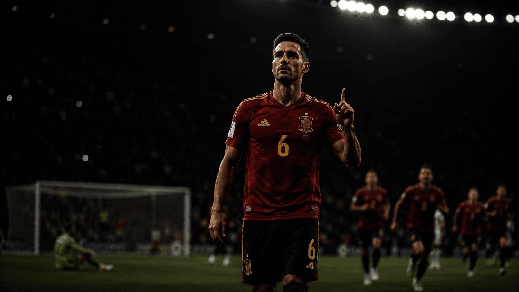 Merino in action β a player with no fixed position