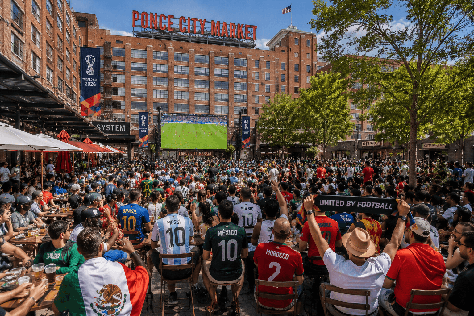 Ponce City Market and the BeltLine β Atlanta's corridor of patios and watch parties during the World Cup