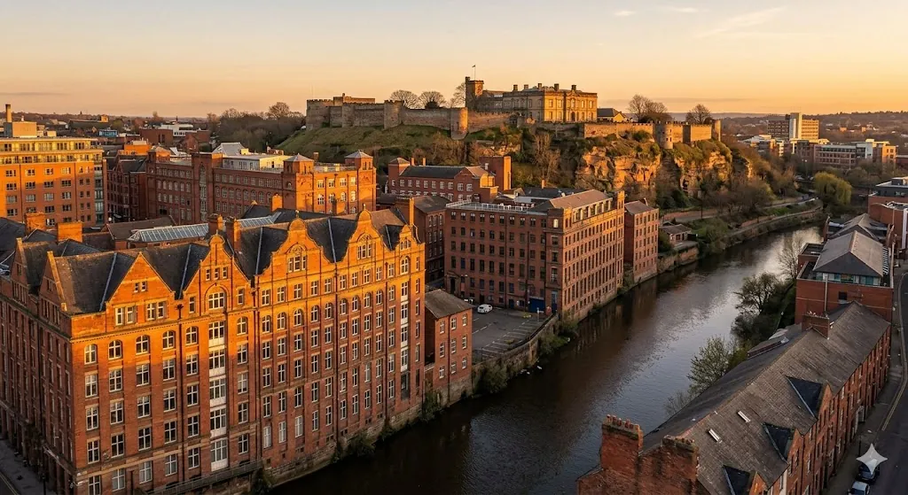 Nottingham cityscape