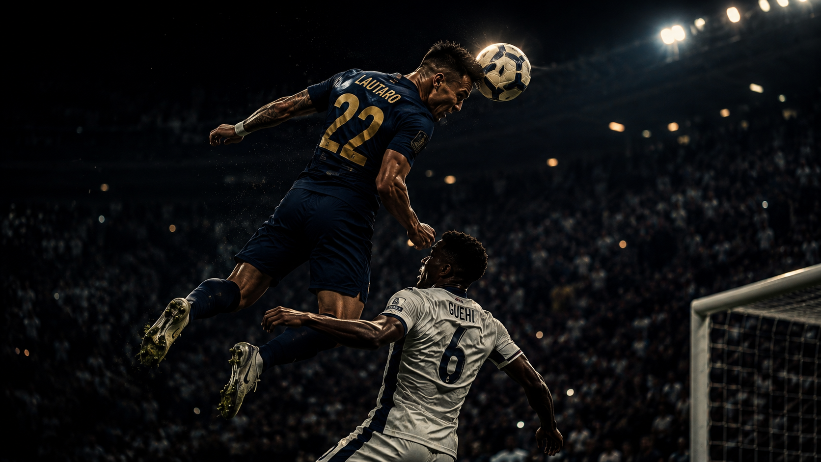 Lautaro rises above Guehi — the winning header, the rehearsed reflex, the dream he swore he had