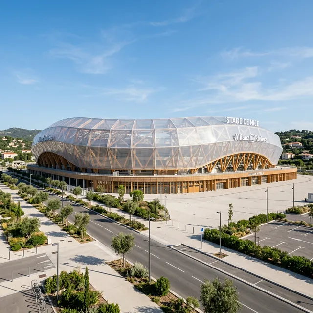 Allianz Riviera stadium exterior