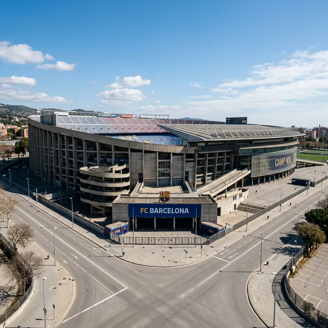 Spotify Camp Nou stadium exterior