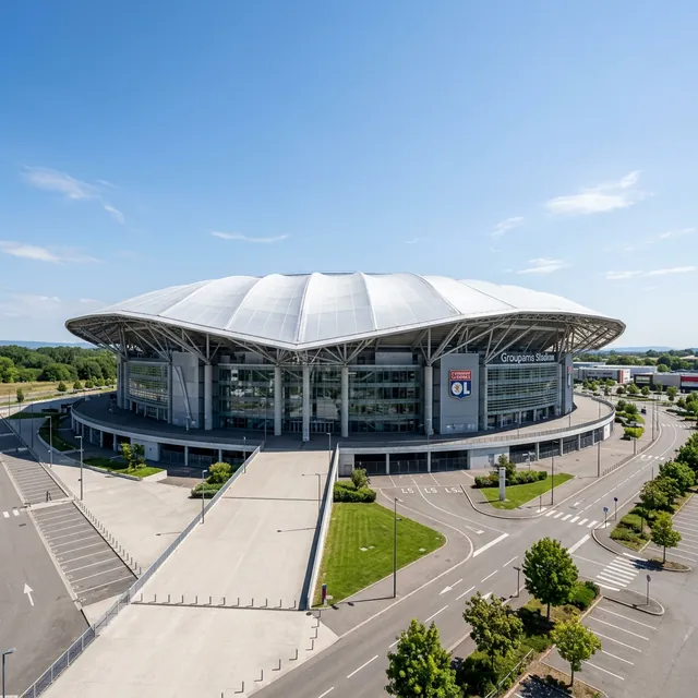 Groupama Stadium stadium exterior