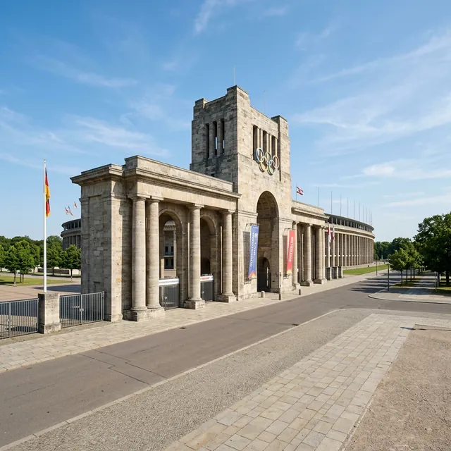 Olympiastadion Berlin stadium exterior