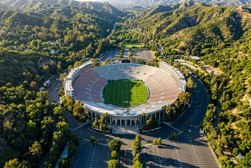 Rose Bowl stadium exterior