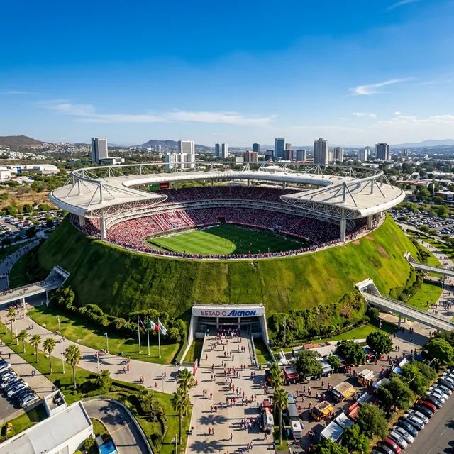 Estadio Akron stadium exterior
