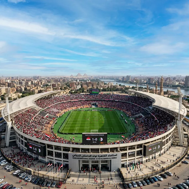 Cairo International Stadium stadium exterior