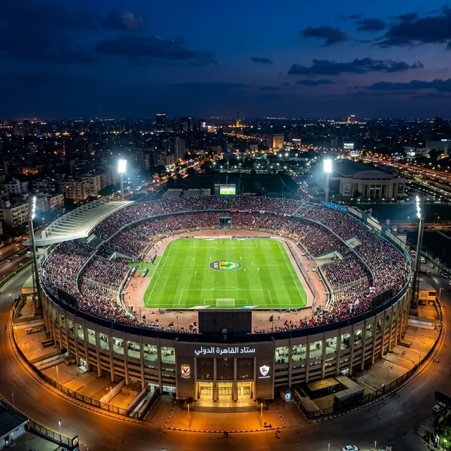 Cairo International Stadium view 2
