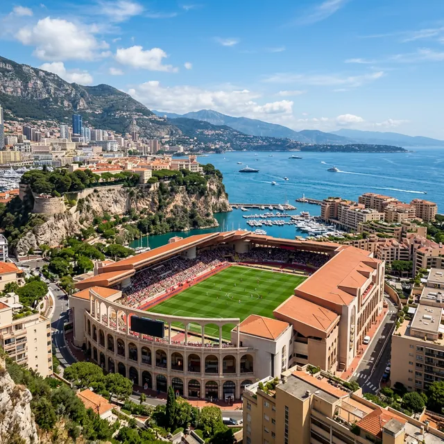 Stade Louis II stadium exterior