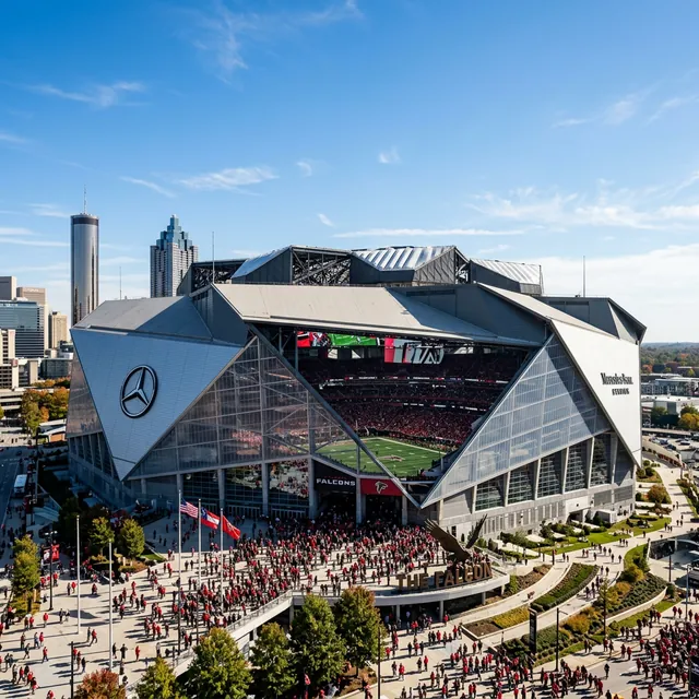 Mercedes-Benz Stadium stadium exterior